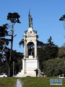 金门公园的女孩